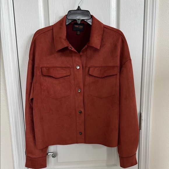Truth by Republic Women's Faux Suede Jacket - Picture 1 of 4